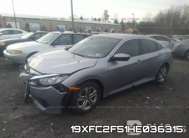 19XFC2F51HE036315 фото 3