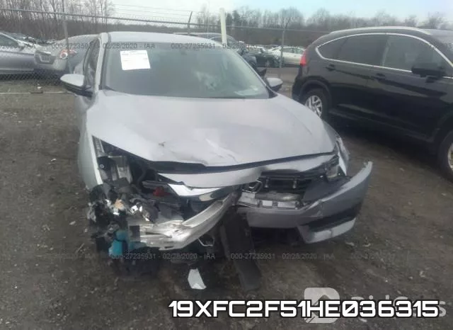 19XFC2F51HE036315 фото 7