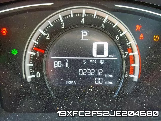 19XFC2F52JE204680 фото 9