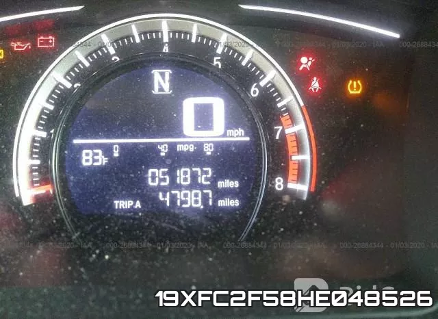 19XFC2F58HE048526 фото 8