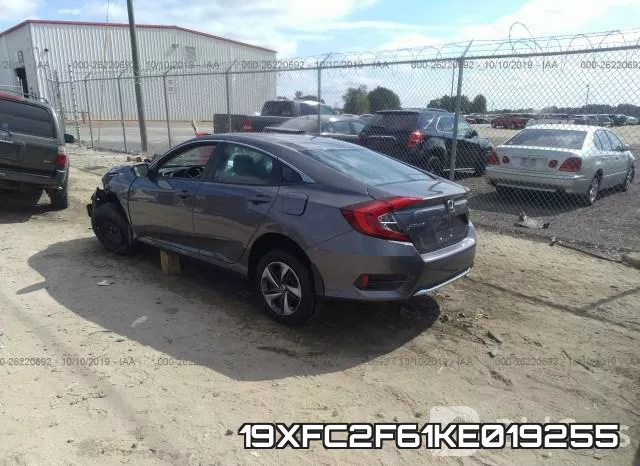 19XFC2F61KE019255 фото 4