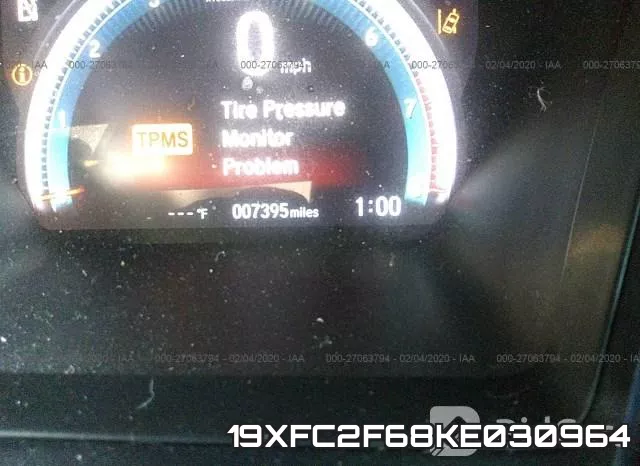 19XFC2F68KE030964 фото 8