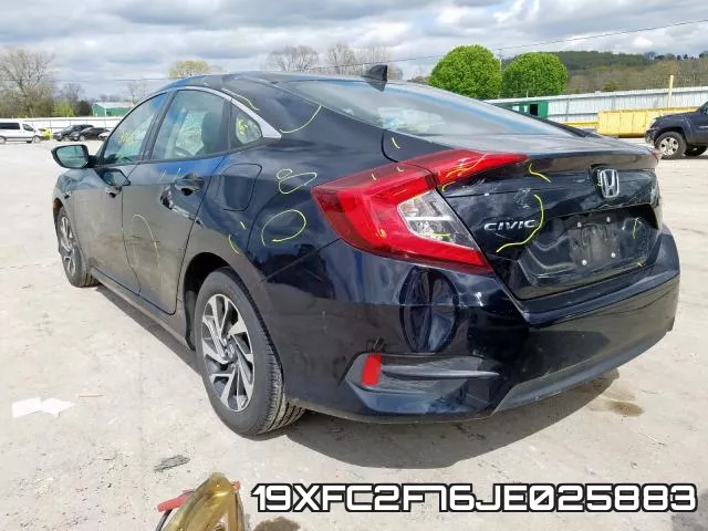 19XFC2F76JE025883 фото 4