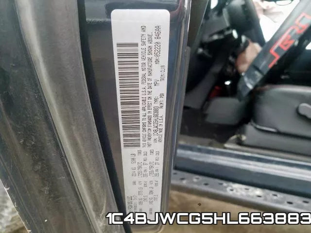 1C4BJWCG5HL663883 фото 2