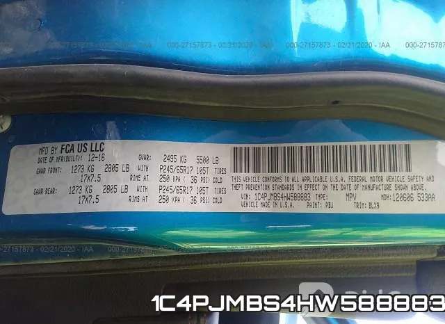 1C4PJMBS4HW588883 фото 10