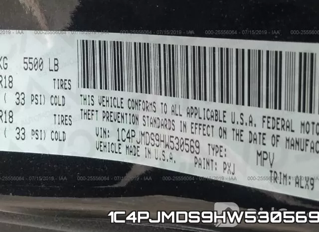 1C4PJMDS9HW530569 фото 10