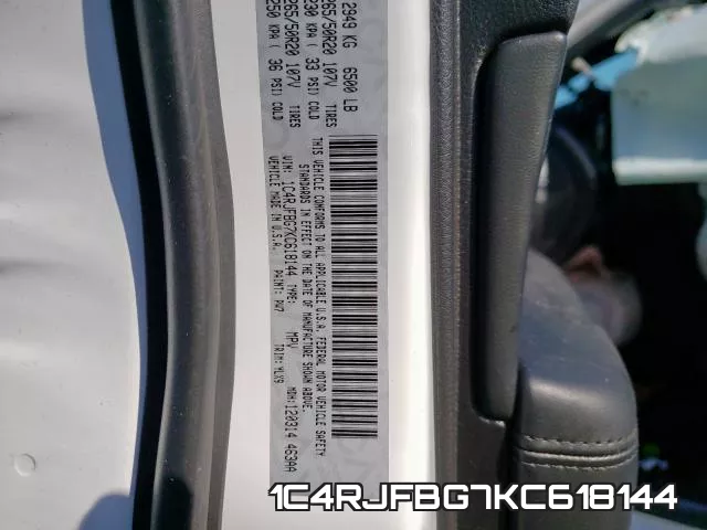 1C4RJFBG7KC618144 фото 2