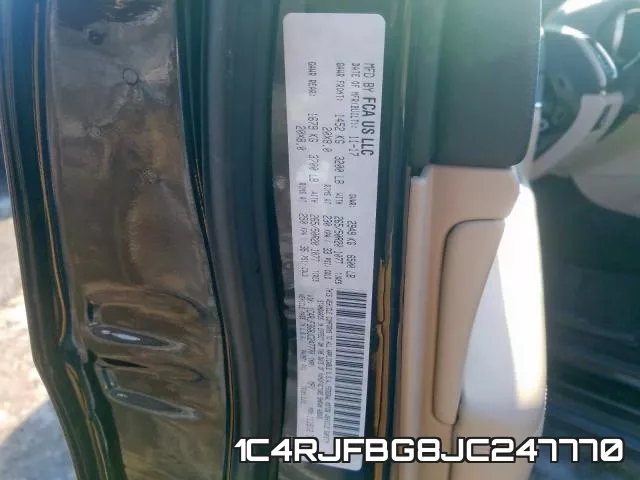 1C4RJFBG8JC247770 фото 2