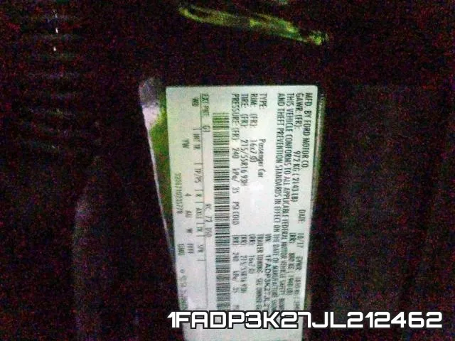1FADP3K27JL212462 фото 2