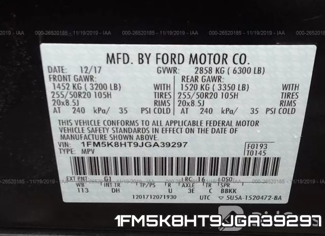 1FM5K8HT9JGA39297 фото 10