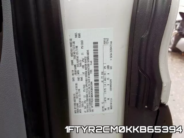 1FTYR2CM0KKB65394 фото 2