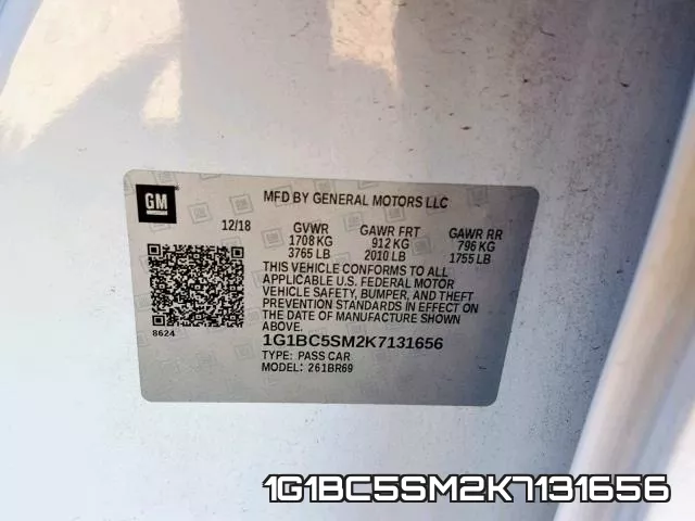 1G1BC5SM2K7131656 фото 2