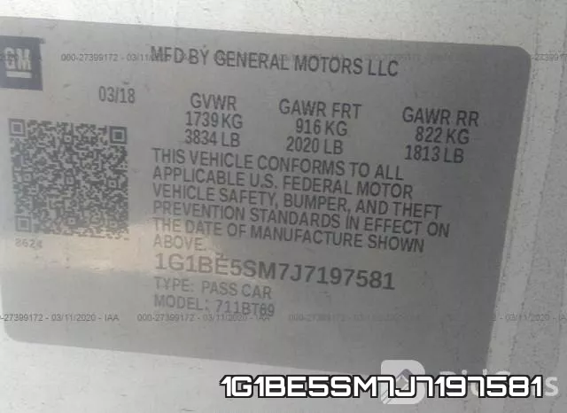 1G1BE5SM7J7197581 фото 10