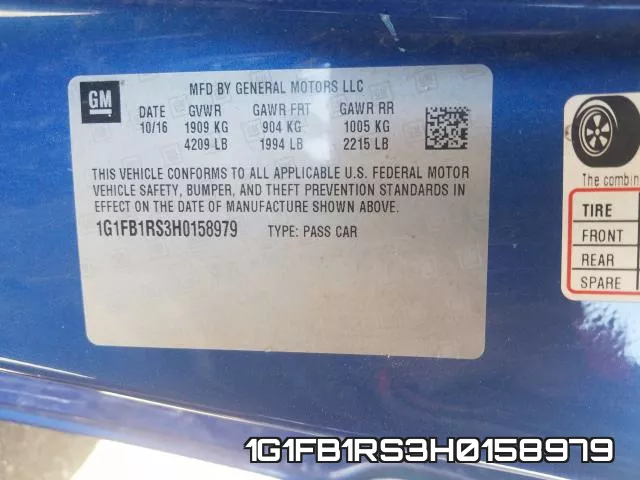 1G1FB1RS3H0158979 фото 2