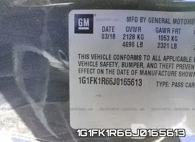 1G1FK1R66J0165613 фото 10