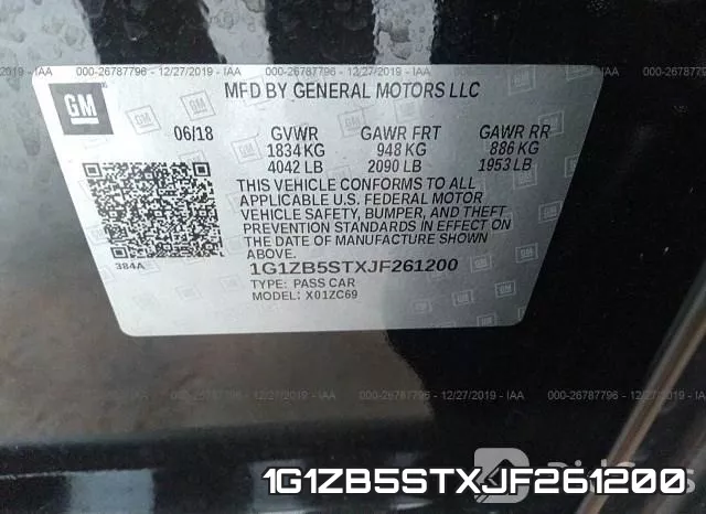 1G1ZB5STXJF261200 фото 10