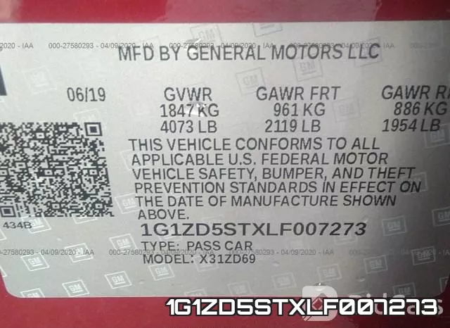 1G1ZD5STXLF007273 фото 10