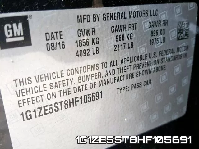 1G1ZE5ST8HF105691 фото 2
