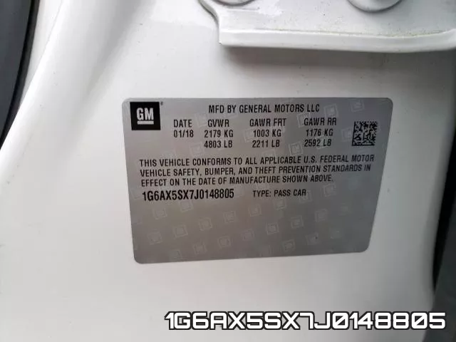 1G6AX5SX7J0148805 фото 2