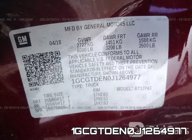 1GCGTDEN0J1264977 фото 10