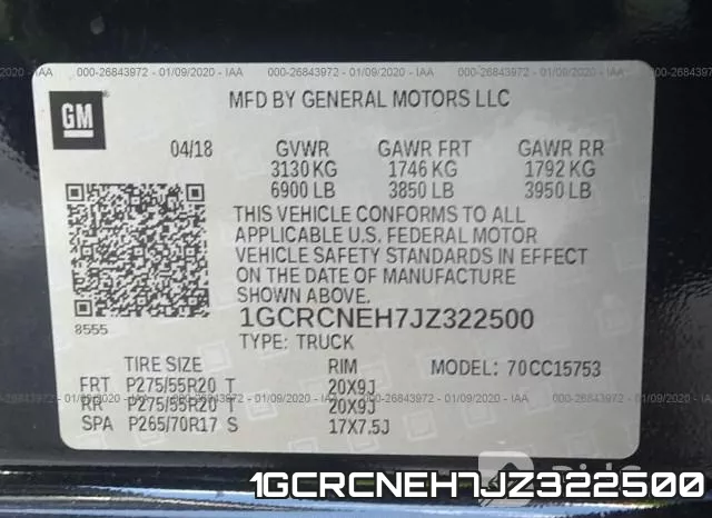 1GCRCNEH7JZ322500 фото 10