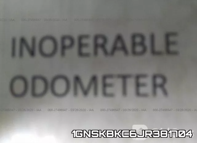1GNSKBKC6JR381704 фото 8