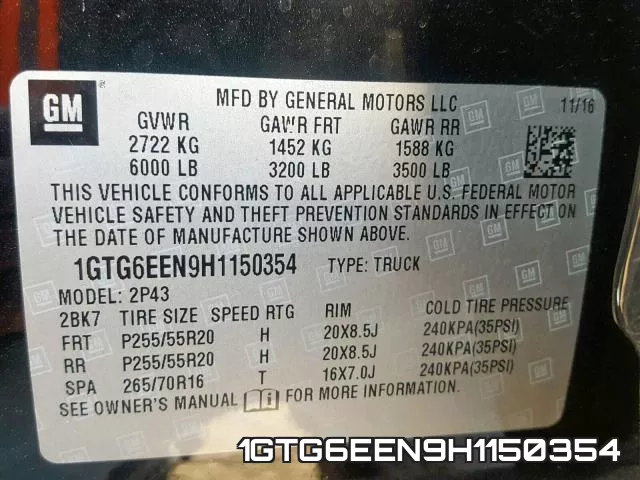 1GTG6EEN9H1150354 фото 2