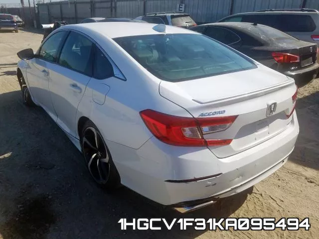 1HGCV1F31KA095494 фото 4