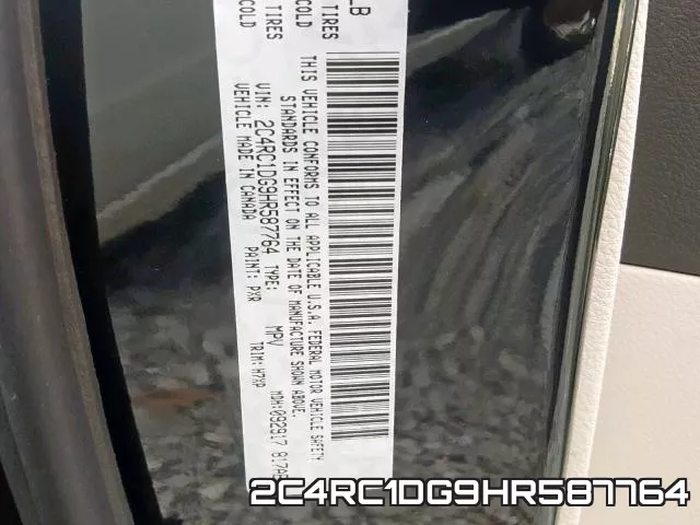 2C4RC1DG9HR587764 фото 2