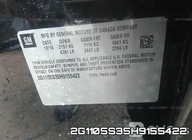 2G1105S35H9155422 фото 10