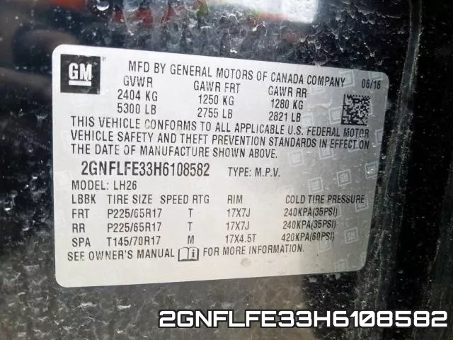 2GNFLFE33H6108582 фото 2