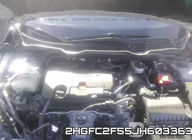 2HGFC2F55JH603363 фото 2