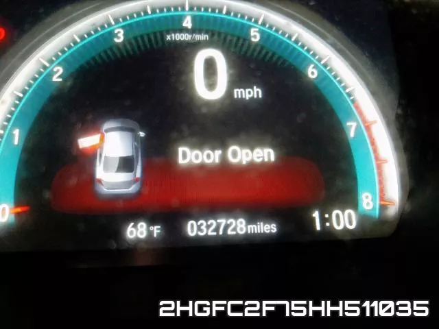 2HGFC2F75HH511035 фото 9