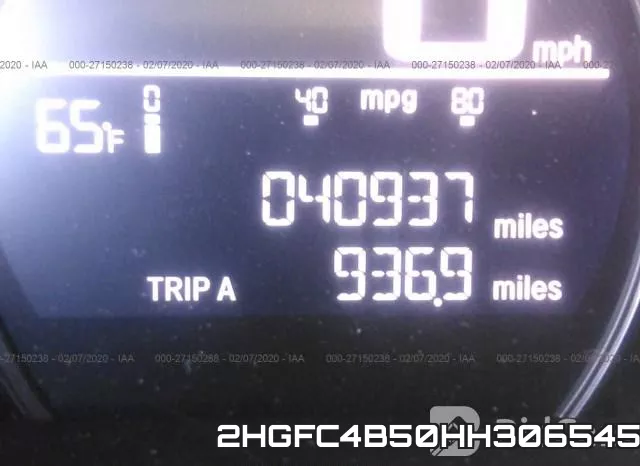 2HGFC4B50HH306545 фото 8