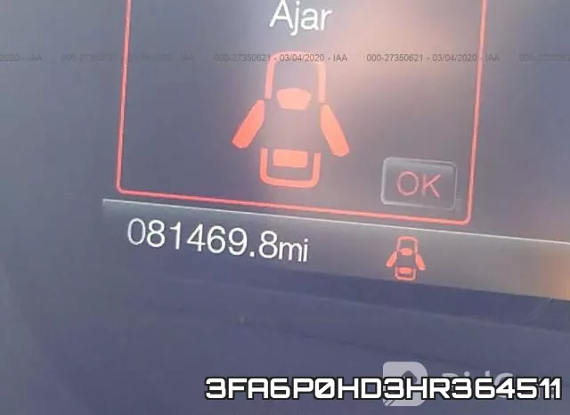 3FA6P0HD3HR364511 фото 8