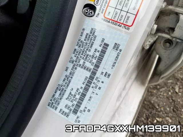 3FADP4GXXHM139901 фото 2