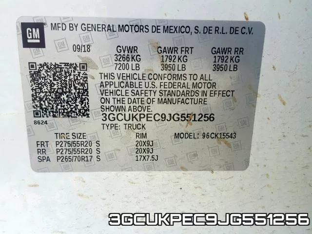 3GCUKPEC9JG551256 фото 2