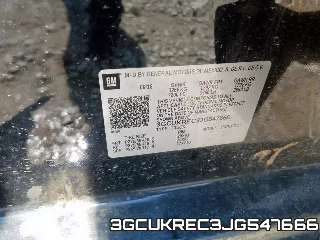 3GCUKREC3JG547666 фото 2