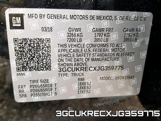 3GCUKRECXJG359775 фото 2