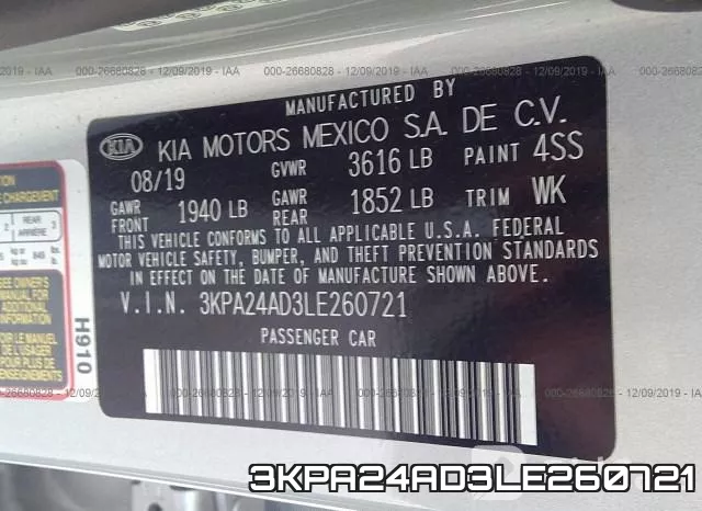 3KPA24AD3LE260721 фото 10