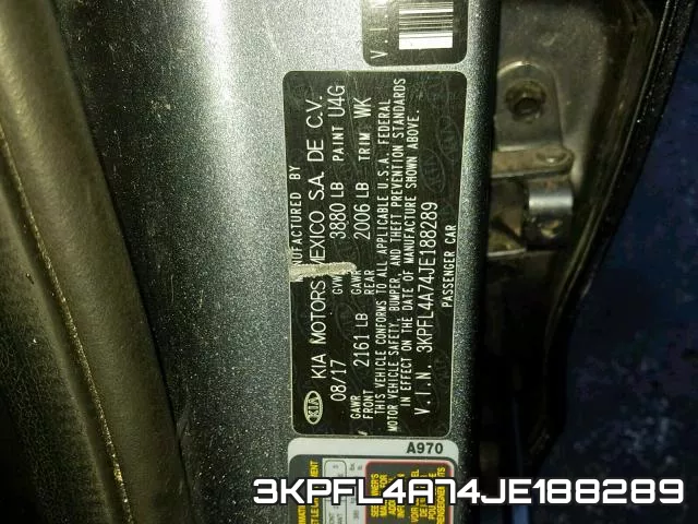3KPFL4A74JE188289 фото 2