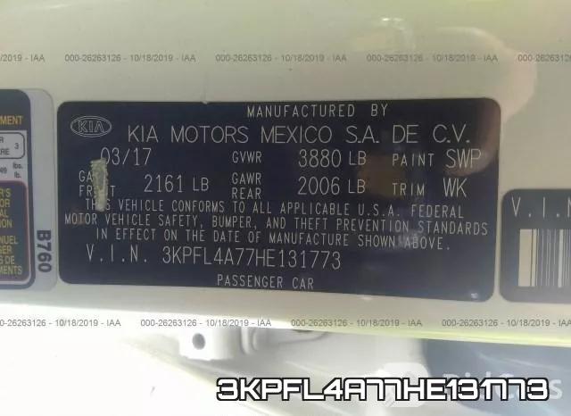 3KPFL4A77HE131773 фото 10