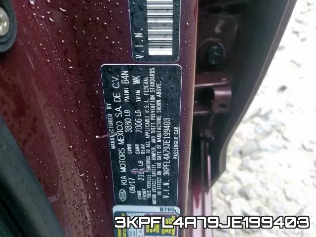 3KPFL4A79JE199403 фото 2