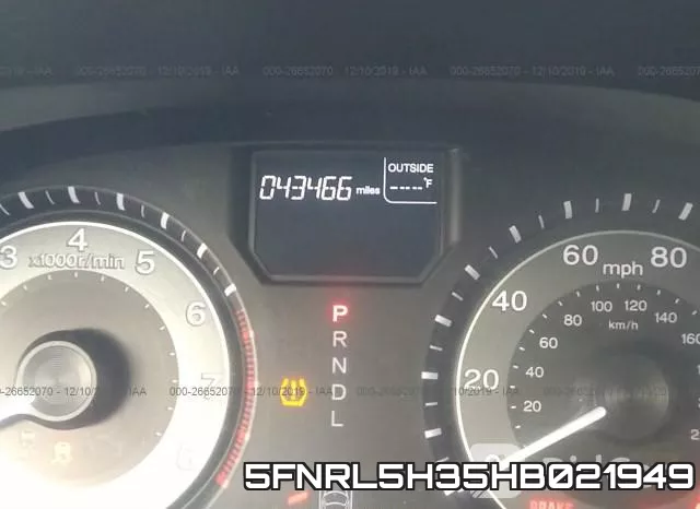 5FNRL5H35HB021949 фото 8