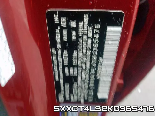5XXGT4L32KG365476 фото 2