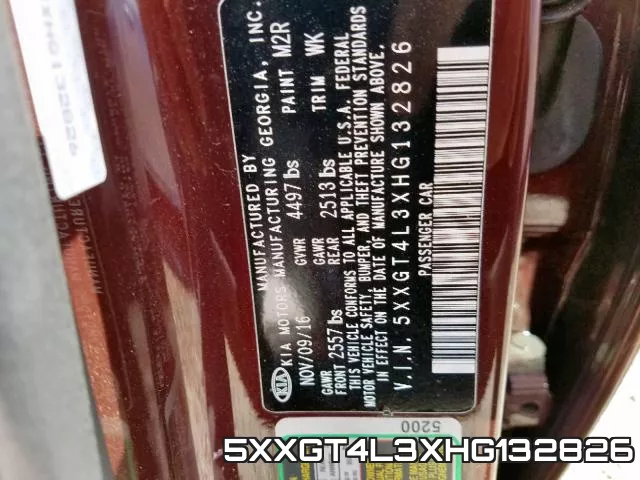 5XXGT4L3XHG132826 фото 2