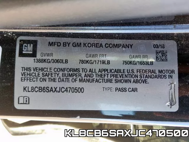 KL8CB6SAXJC470500 фото 2