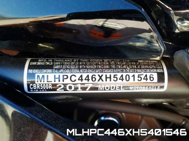 MLHPC446XH5401546 фото 2