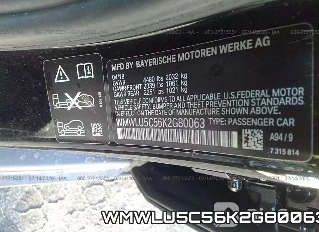 WMWLU5C56K2G80063 фото 10