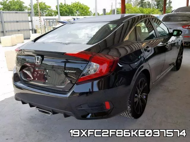 19XFC2F86KE037574 фото 5